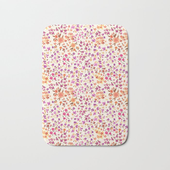 Pink summer blooming Bath Mat Gallery Image 1