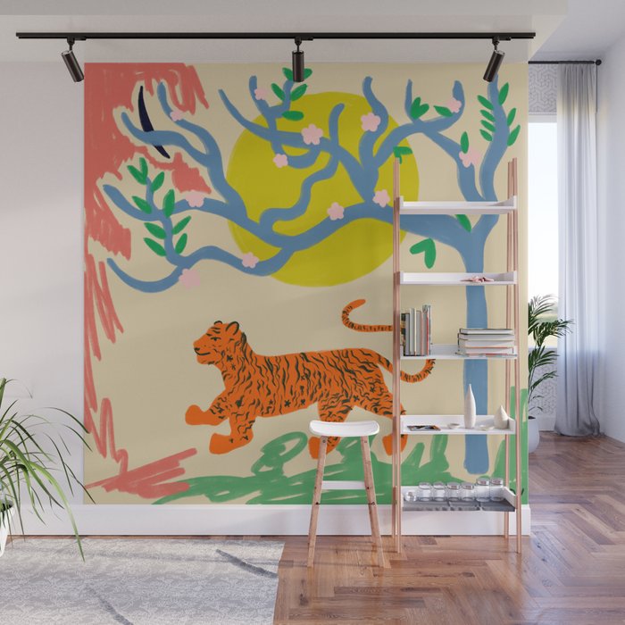 TIGER Wall Mural Gallery Image 1