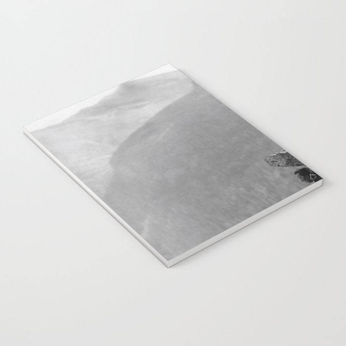 Eagle's Lookout, Blackfoot tribe members, Glacier Park, Montana, 1913 black and white photography Notebook Gallery Image 3