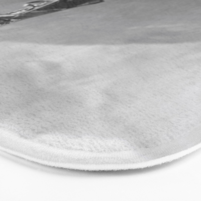 Eagle's Lookout, Blackfoot tribe members, Glacier Park, Montana, 1913 black and white photography Bath Mat Gallery Image 3