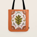 Aries Leaf Tote Bag Gallery Image 1