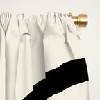 Bold Curvature Stripes III Window Curtain Gallery Image 2