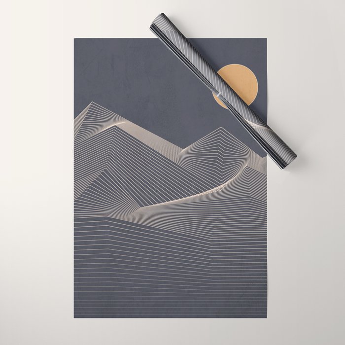 Abstract Mountains 2 Wrapping Paper Gallery Image 1