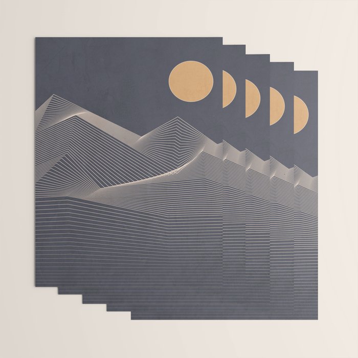 Abstract Mountains 2 Wrapping Paper Gallery Image 3