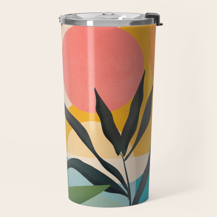 Sunrise Garden 5 Travel Mug Gallery Image 2