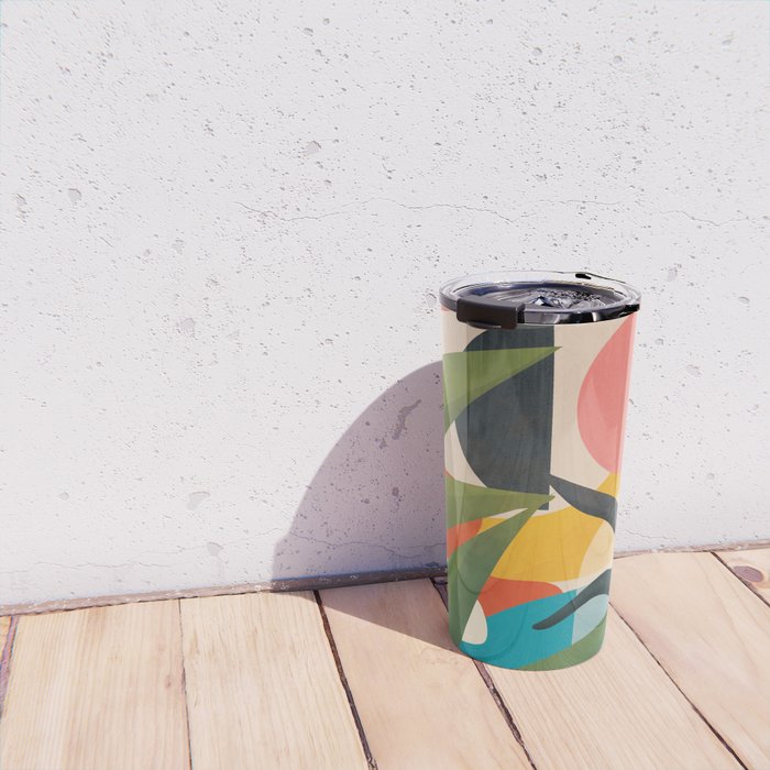 Sunrise Garden 5 Travel Mug Gallery Image 4
