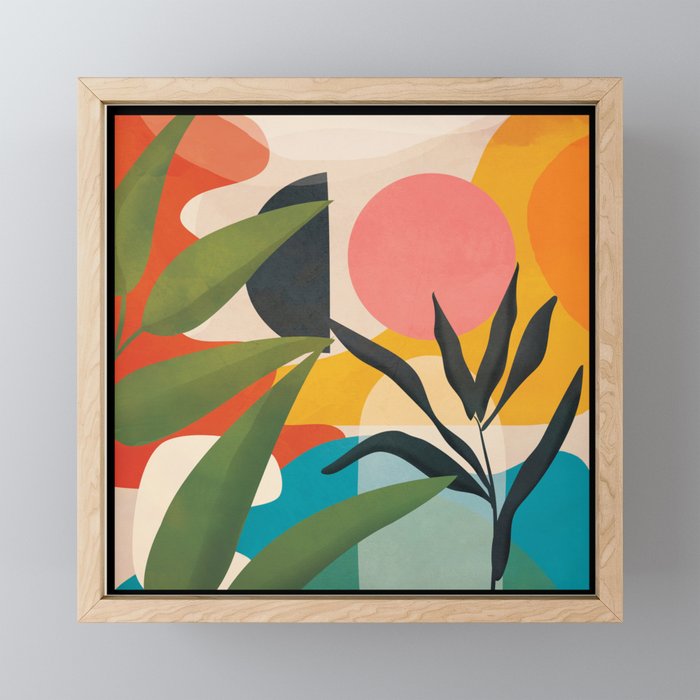 Sunrise Garden 5 Mini Art Print Gallery Image 1