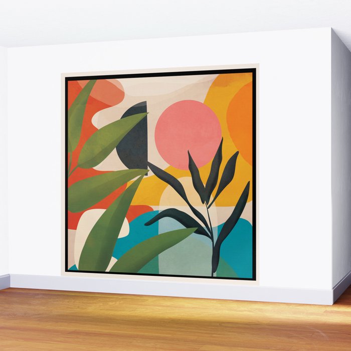 Sunrise Garden 5 Wall Mural Gallery Image 2