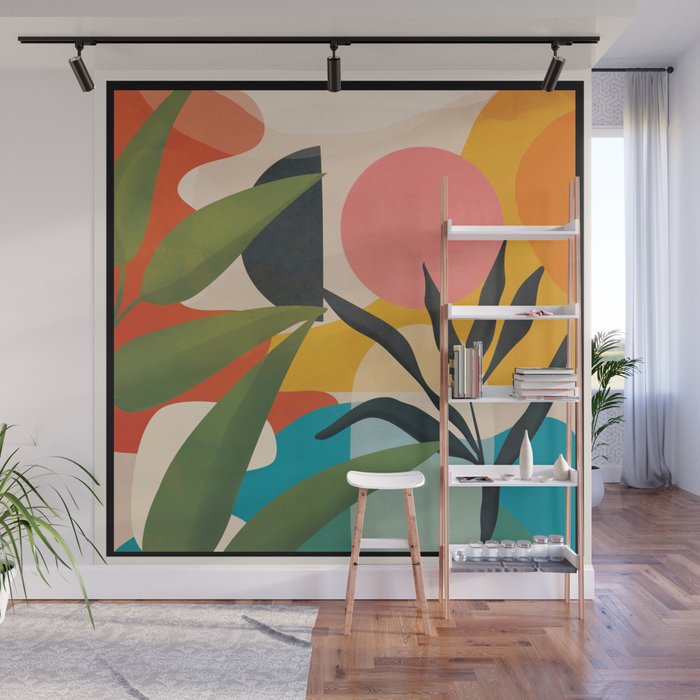 Sunrise Garden 5 Wall Mural Gallery Image 1