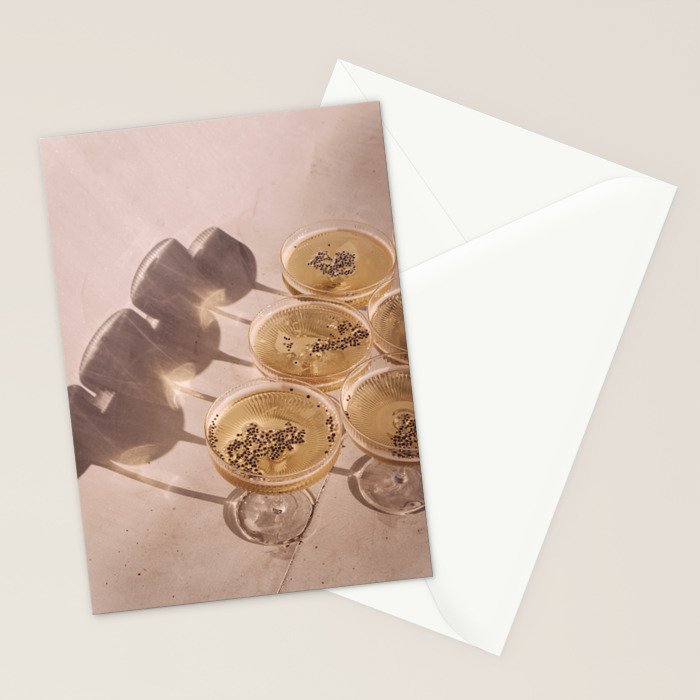 Cocktails & Shadows Photo Art Print | Luxury Party Celebration Drinks Photography Stationery Card Gallery Image 2