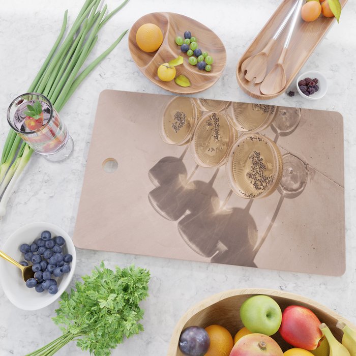 Cocktails & Shadows Photo Art Print | Luxury Party Celebration Drinks Photography Cutting Board Gallery Image 2