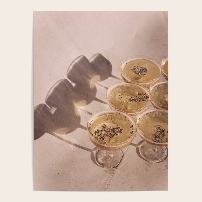 Cocktails & Shadows Photo Art Print | Luxury Party Celebration Drinks Photography Poster Gallery Image 4