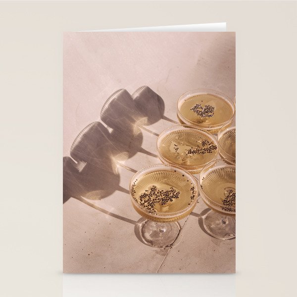 Cocktails & Shadows Photo Art Print | Luxury Party Celebration Drinks Photography Stationery Card Gallery Image 2