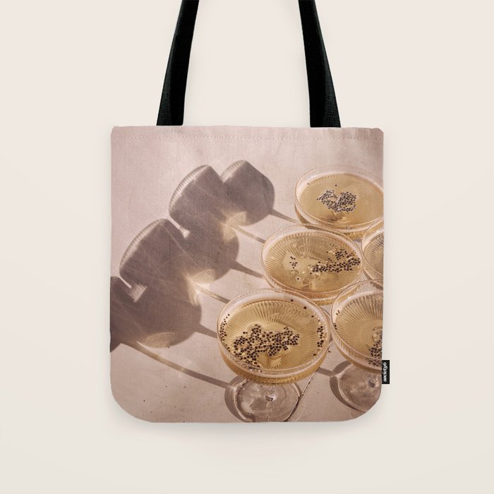 Cocktails & Shadows Photo Art Print | Luxury Party Celebration Drinks Photography Tote Bag Gallery Image 1