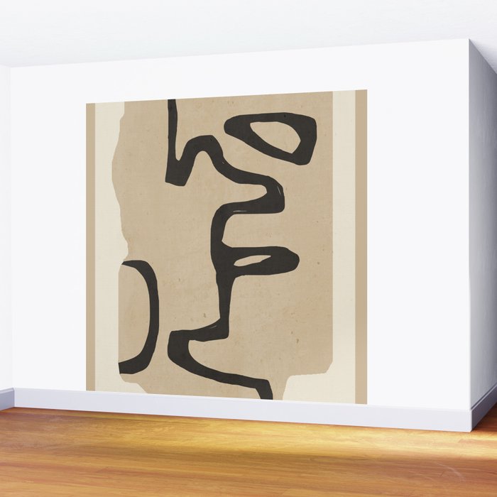 Abstract line art 118 Wall Mural Gallery Image 2