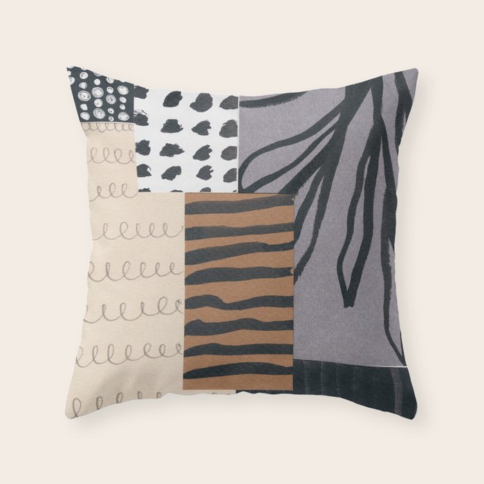 Collage Studies #2 Throw Pillow Gallery Image 6