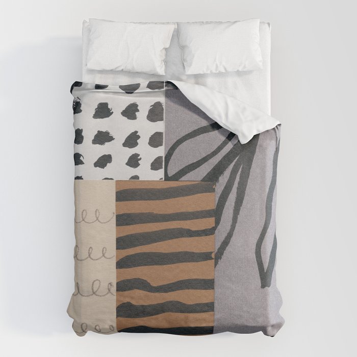 Collage Studies #2 Duvet Cover Gallery Image 6