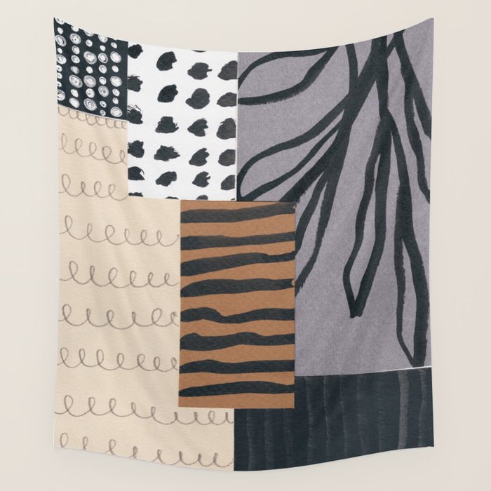 Collage Studies #2 Wall Tapestry Gallery Image 1