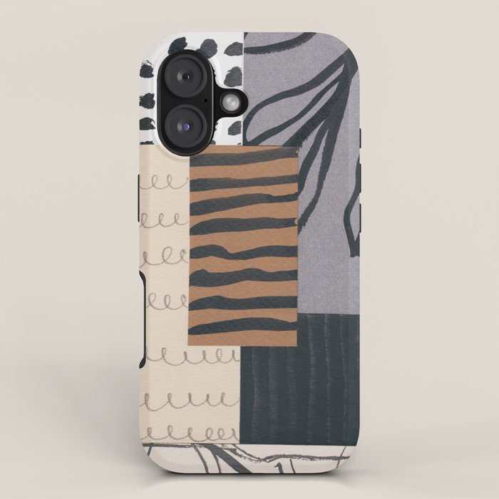 Collage Studies #2 iPhone Case Gallery Image 1