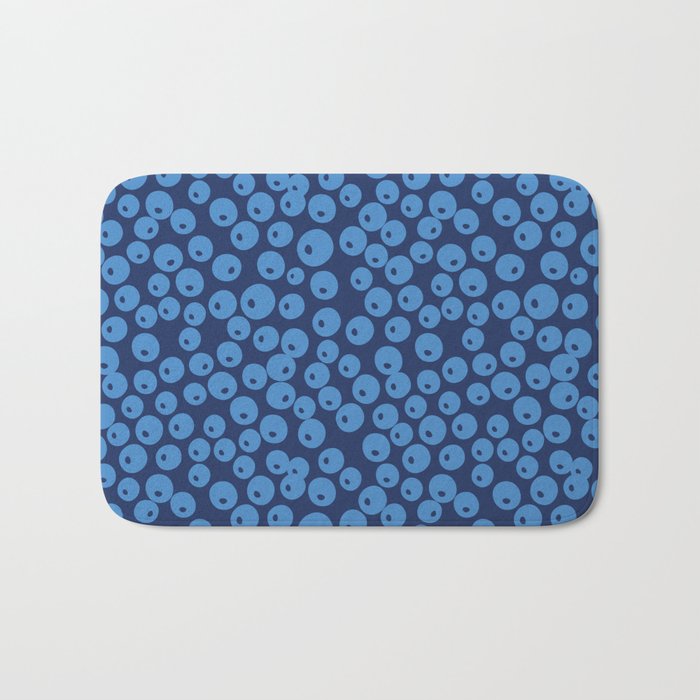 Blueberries pattern Bath Mat Gallery Image 1