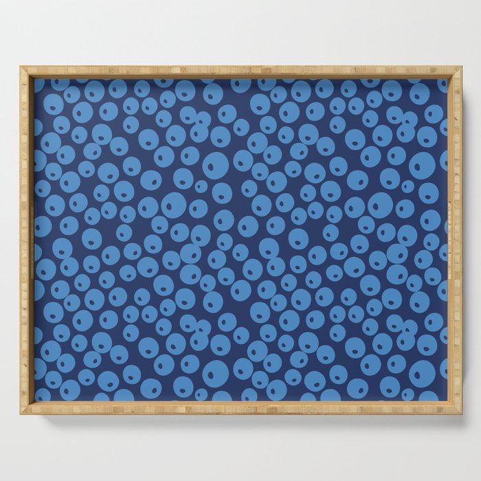 Blueberries pattern Serving Tray Gallery Image 1