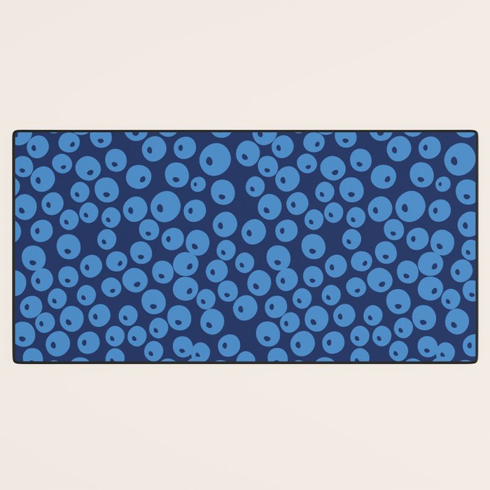 Blueberries pattern Desk Mat Gallery Image 3