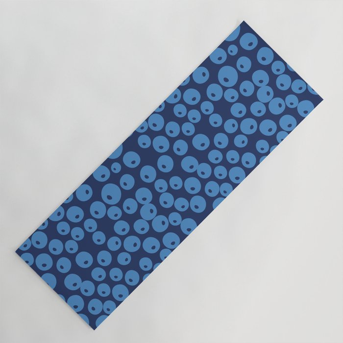 Blueberries pattern Yoga Mat Gallery Image 1