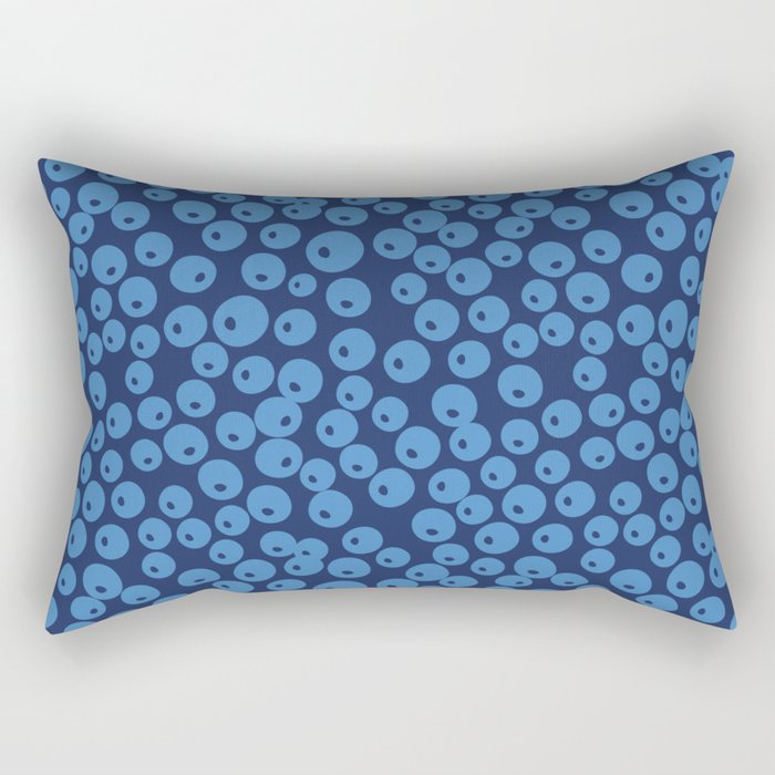 Blueberries pattern Rectangular Pillow Gallery Image 2