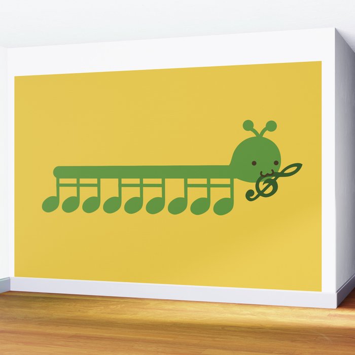 Caterpillar Song Wall Mural Gallery Image 2