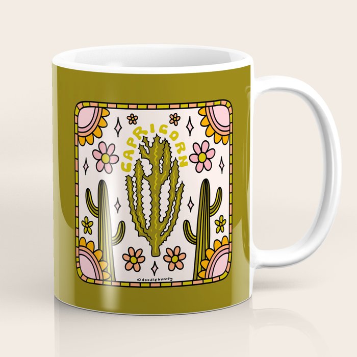 Capricorn Cactus Coffee Mug Gallery Image 1