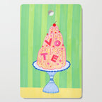 Mold the Future & Vote in Lime Green Cutting Board Gallery Image 1