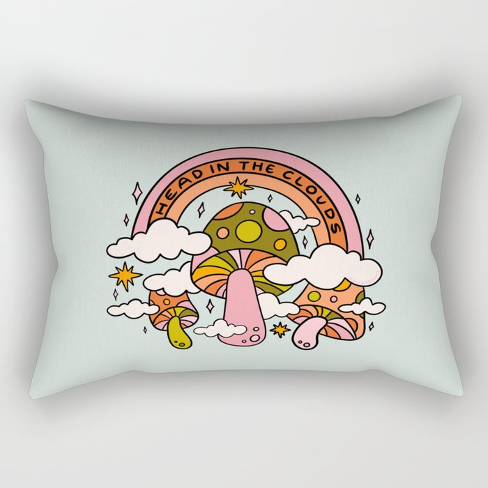 Head In The Clouds Rectangular Pillow Gallery Image 1