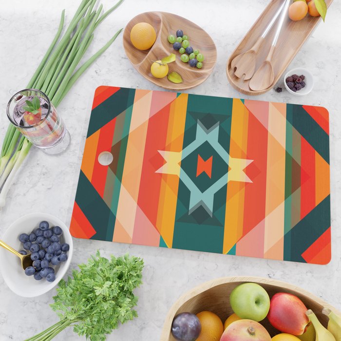 Broken Diamond - Incalescence Cutting Board Gallery Image 2