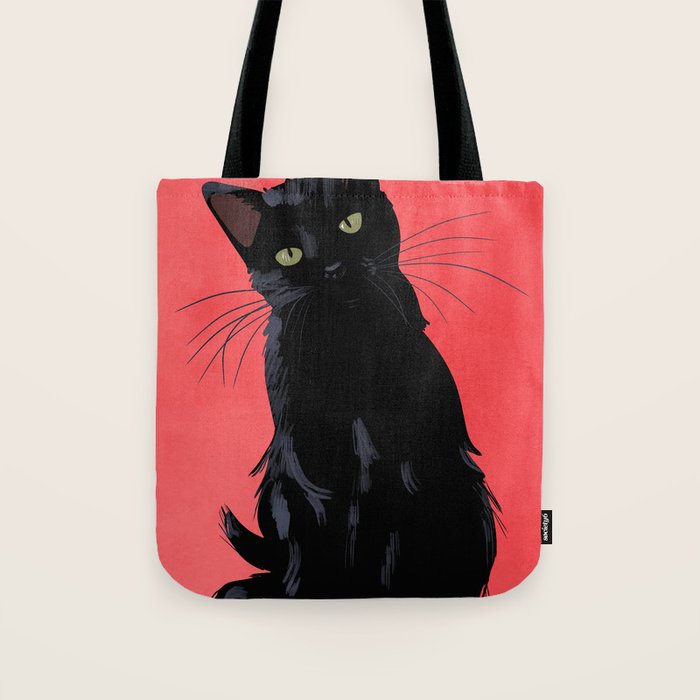 Black cat 2 Tote Bag Gallery Image 1