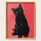 Black cat 2 Serving Tray Gallery Image 1
