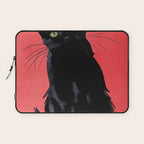 Black cat 2 Laptop Sleeve Gallery Image 1