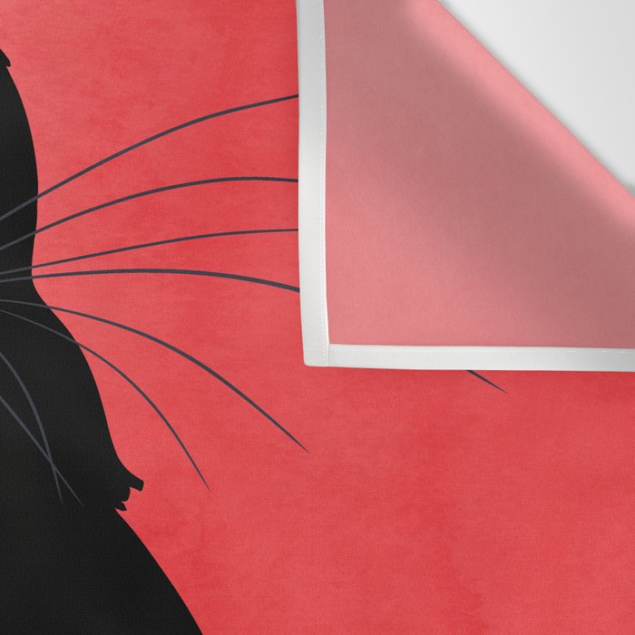 Black cat 2 Wall Tapestry Gallery Image 3