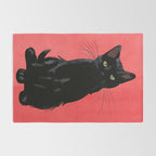 Black cat 2 Rug Gallery Image 2
