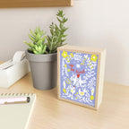 be kind - scandinavian folk art illustration Mini Art Print Gallery Image 2