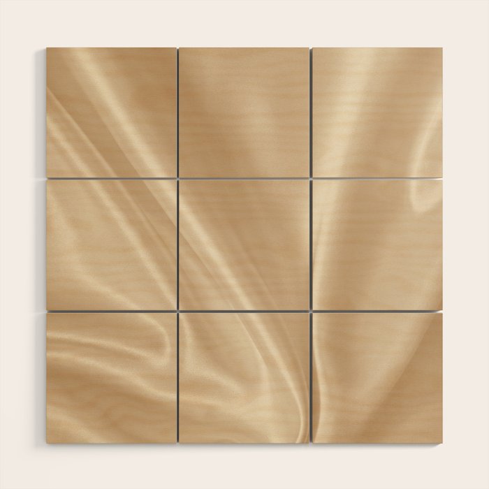 Gold Silk  Wood Wall Art Gallery Image 1