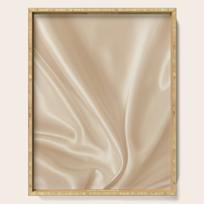 Gold Silk  Serving Tray Gallery Image 1