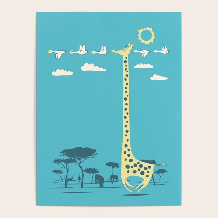 I'm like a bird (blue) Poster Gallery Image 4