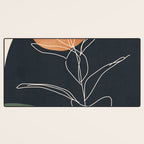 Abstract Art /Minimal Plant 98 Desk Mat Gallery Image 3