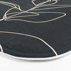 Abstract Art /Minimal Plant 98 Bath Mat Gallery Image 3