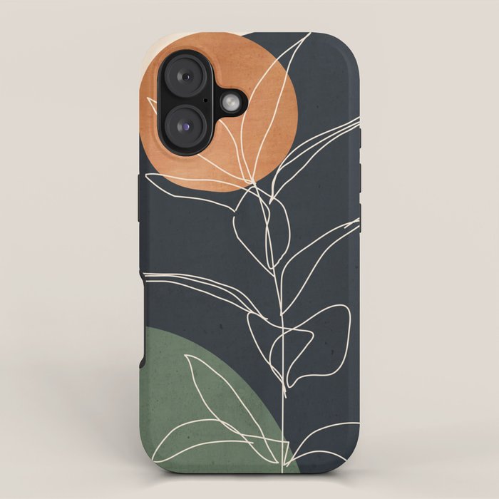 Abstract Art /Minimal Plant 98 iPhone Case Gallery Image 1
