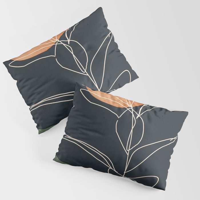 Abstract Art /Minimal Plant 98 Pillow Sham Gallery Image 3