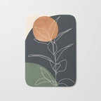 Abstract Art /Minimal Plant 98 Bath Mat Gallery Image 1