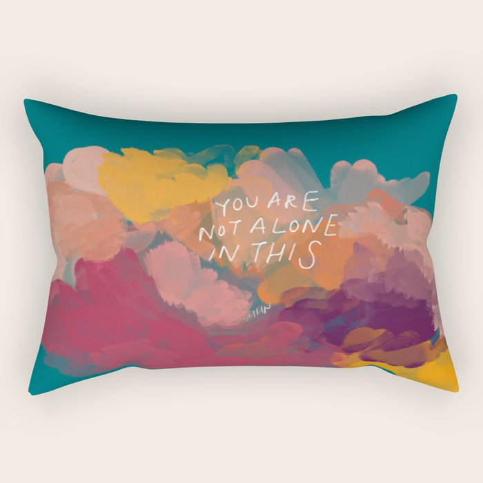 You Are Not Alone In This Rectangular Pillow Gallery Image 1