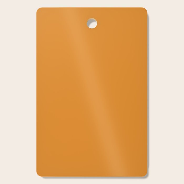 Tangerine Orange Solid Color Cutting Board Gallery Image 1