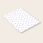 Lilac Seamless Pattern Paint Brush Strokes Notebook Gallery Image 2